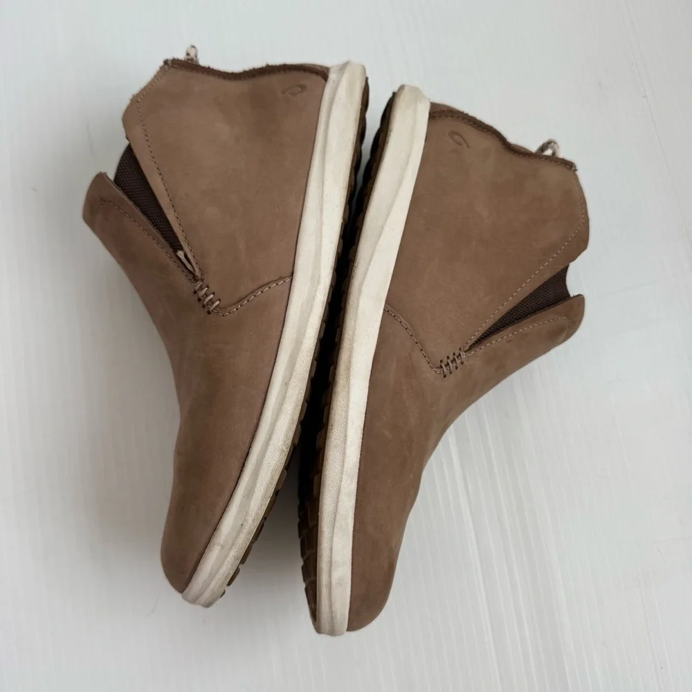 OluKai Women's Tan Hawai'iloa Manu Hope Waterproof Sneaker Boot (Women) - Picture 5 of 10